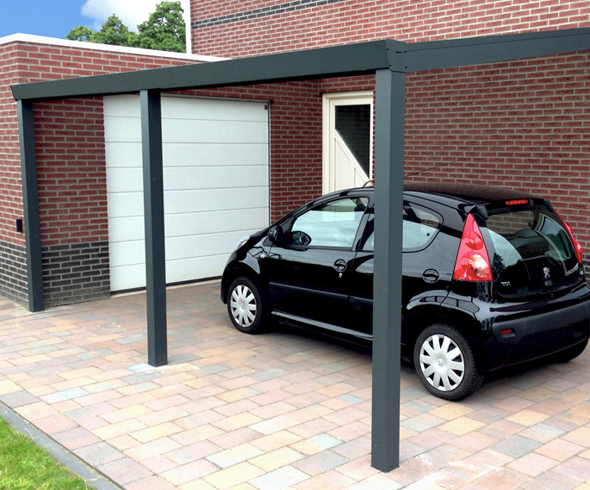 pitched roof carport