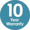 Our Glass Verandas Have A 10 Year Warranty