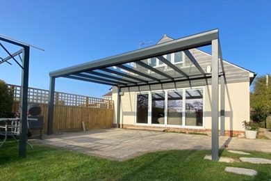 Stunning Aspire+ Extra Wide Glass Veranda