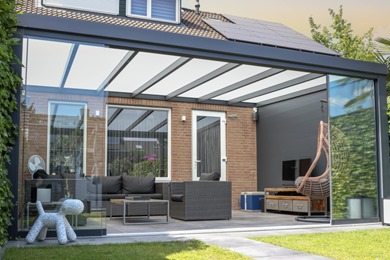 Outlook Sunroom with Sliding Glass Doors Outlook Sunroom with Sliding Glass Doors