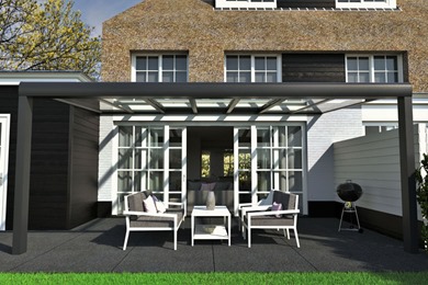 Avant-Garde Grey Glass Veranda Avant-Garde Grey Glass Veranda