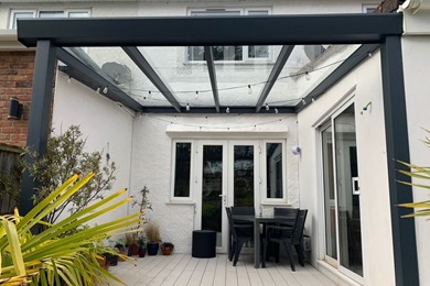 Elegant Glass Roof Garden Veranda Elegant Glass Roof Garden Veranda