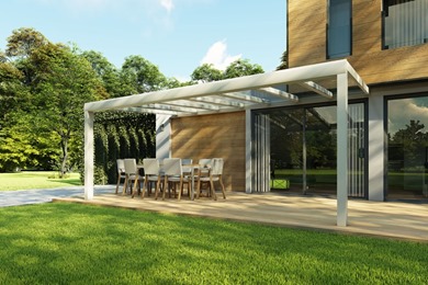 White Avant-garde Veranda White Avant-garde Veranda