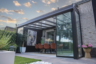 Anthracite Grey Outlook Garden Room Anthracite Grey Outlook Garden Room