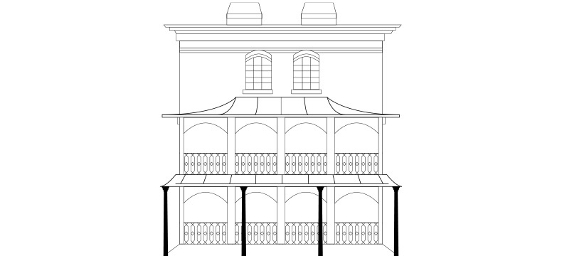Creole veranda