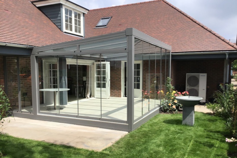 panorama modern garden room