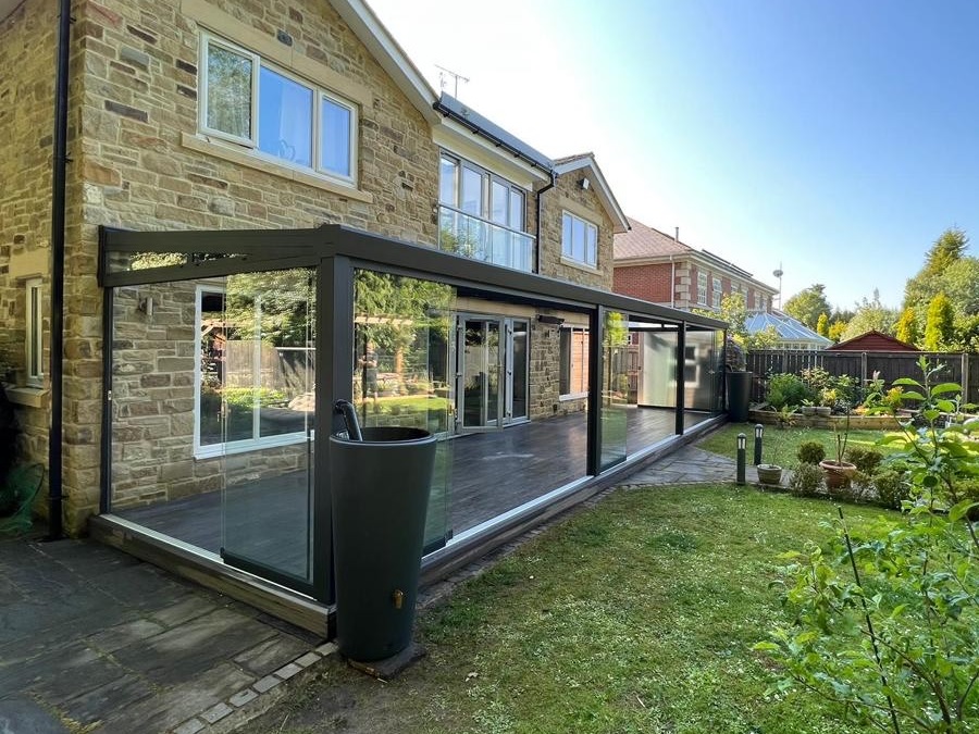 Sunroom in back garden