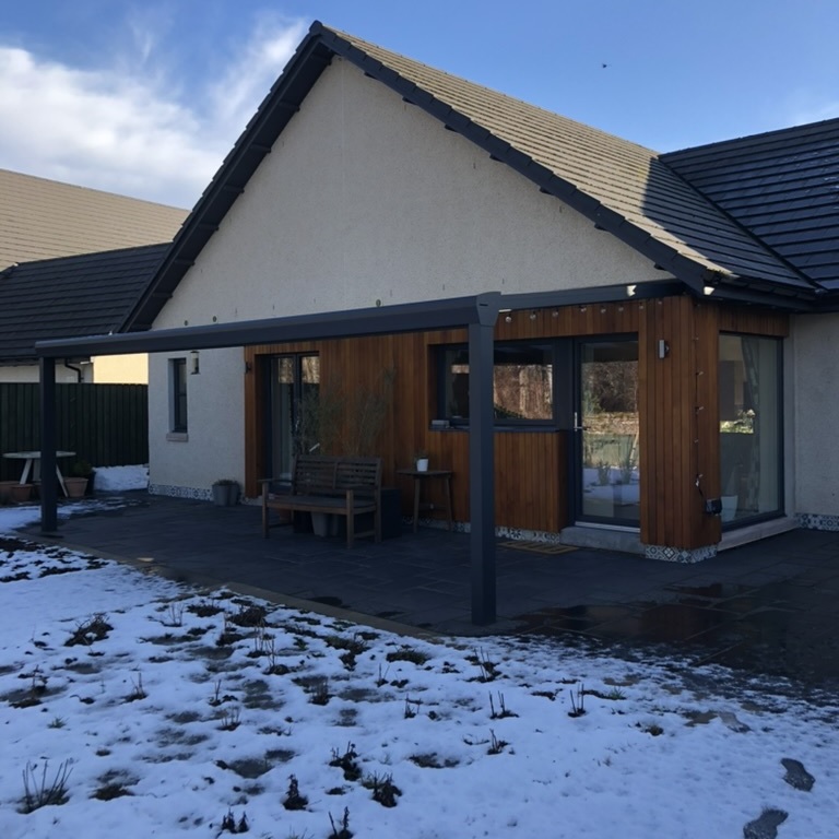 Veranda in the Highlands of Scotland