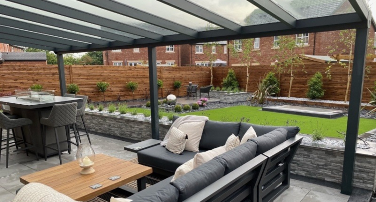 furnished veranda with dining tables and sofas - do i need planning permission for a veranda?